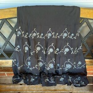 Jones New York Embroidered Maxi Skirt